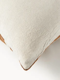 Funda de cojín de viscosa estampada en tejido jacquard Dejan