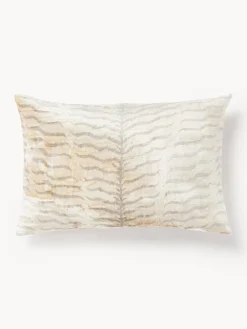 Funda de cojín de viscosa con tejido jacquard Helene