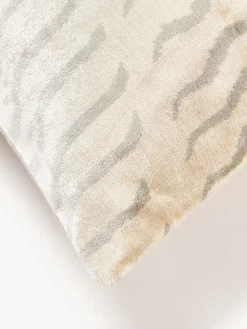 Funda de cojín de viscosa con tejido jacquard Helene