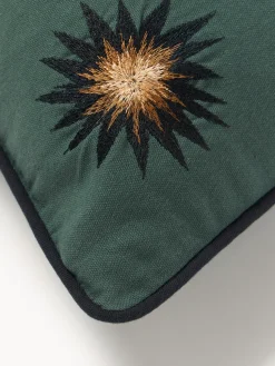 Funda de cojín decorativo de algodón artesanal Velvety