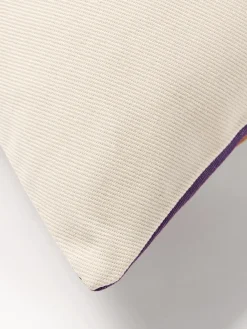 Funda de cojín decorativo de seda con estampado abstracto Silky