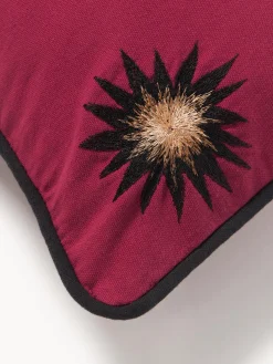 Funda de cojín decorativo de algodón artesanal Velvety