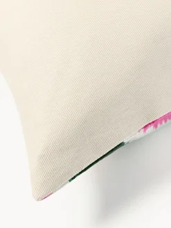 Funda de cojín decorativo de seda con estampado abstracto Silky