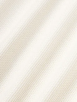 Funda de cojín en tejido bouclé con ribete Aya