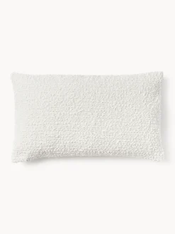 Funda de cojín en tejido bouclé Bellamie