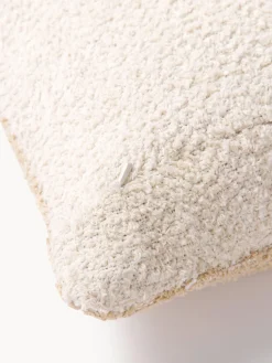 Funda de cojín en tejido bouclé Lago