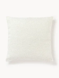 Funda de cojín en tejido bouclé Bellamie