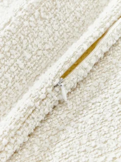 Funda de cojín en tejido bouclé Bellamie