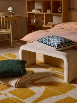 Funda de cojín en tejido bouclé Bellamie