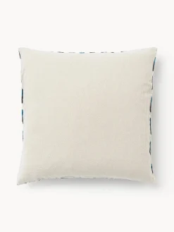 Funda de cojín estampada de viscosa en tejido jacquard Heron