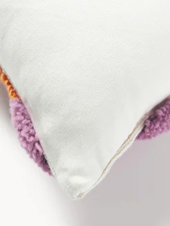 Funda de cojín grande artesanal con tejido capitoné Jiri