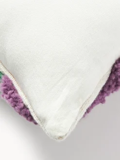 Funda de cojín grande artesanal con tejido capitoné Jiri