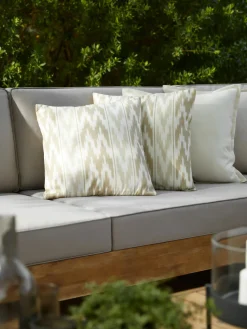 Funda de cojín para exterior con estampado ikat Maillot