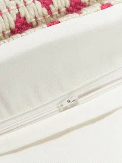 Funda de cojín para exterior con tejido estampado Yamir