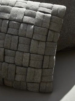 Funda de cojín tejida Norman