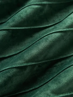 Funda de cojín texturizada de terciopelo Lola