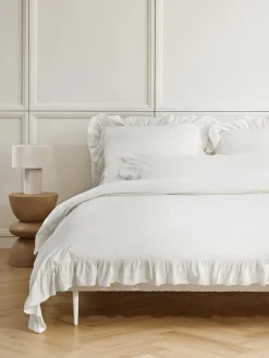 Funda nórdica de algodón con volantes Louane