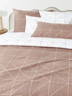 Funda nórdica de algodón estampada Marla