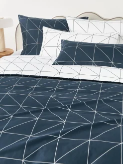 Funda nórdica de algodón estampada Marla