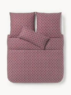 Funda nórdica de algodón estampado geométrico Jella