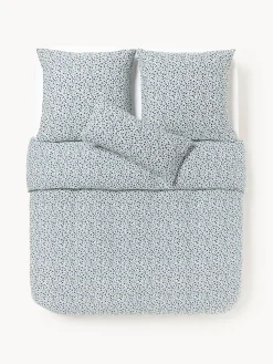 Funda nórdica de algodón lavado con fino estampado floral Nolana