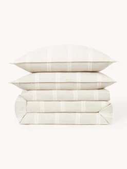 Funda nórdica de franela a rayas Belinda