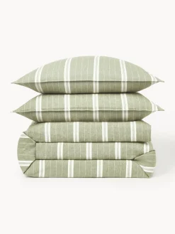 Funda nórdica de franela a rayas Belinda