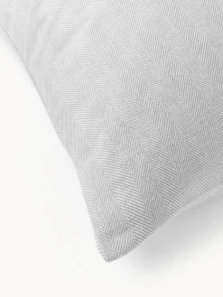 Funda nórdica de franela con punto espiga Wanda