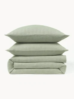 Funda nórdica de franela con punto espiga Wanda