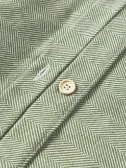 Funda nórdica de franela con punto espiga Wanda