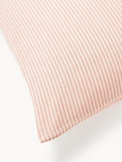 Funda nórdica de franela con rayas finas Javon