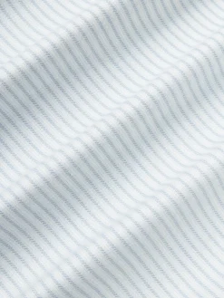 Funda nórdica de franela con rayas finas Javon