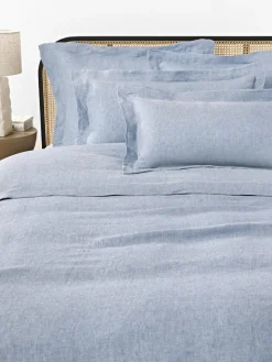 Funda nórdica de lino con ribete Linna