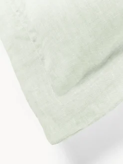 Funda nórdica de lino con ribete Linna