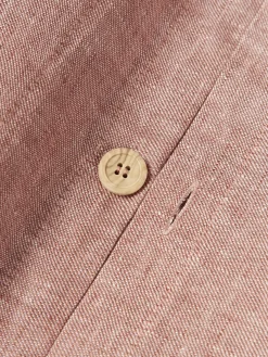 Funda nórdica de lino con ribete Linna