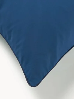 Funda nórdica de percal a cuadros con ribete Scarlet