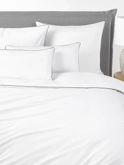 Funda nórdica de percal con ribete Daria