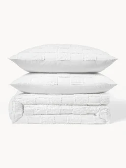 Funda nórdica de percal con tejido capitoné Scout