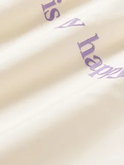 Funda nórdica de percal con bordado Roya