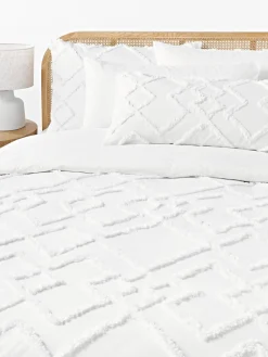 Funda nórdica de percal con mechones Faith