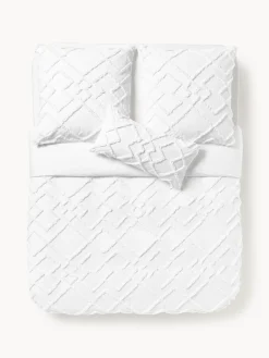 Funda nórdica de percal con mechones Faith