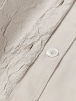 Funda nórdica de percal de algodón lavado Leonora