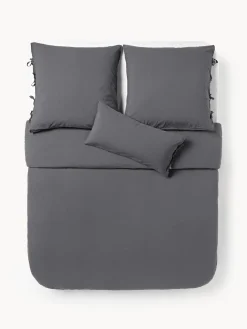 Funda nórdica de percal lavado Leonie