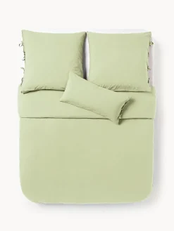 Funda nórdica de percal lavado Leonie