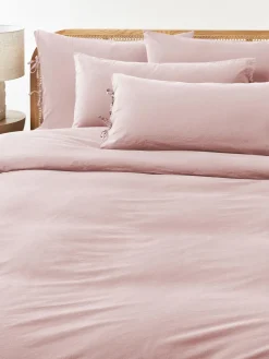 Funda nórdica de percal lavado Leonie