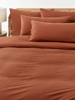 Funda nórdica de percal lavado Leonie