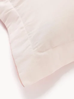 Funda nórdica de satén a rayas con dobladillo Brendan