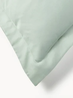 Funda nórdica de satén a rayas con dobladillo Brendan