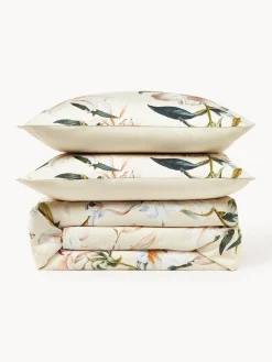 Funda nórdica de satén con estampado floral Flori