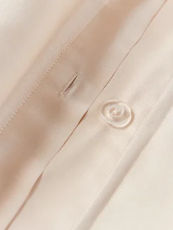 Funda nórdica de satén de algodón Alyssa